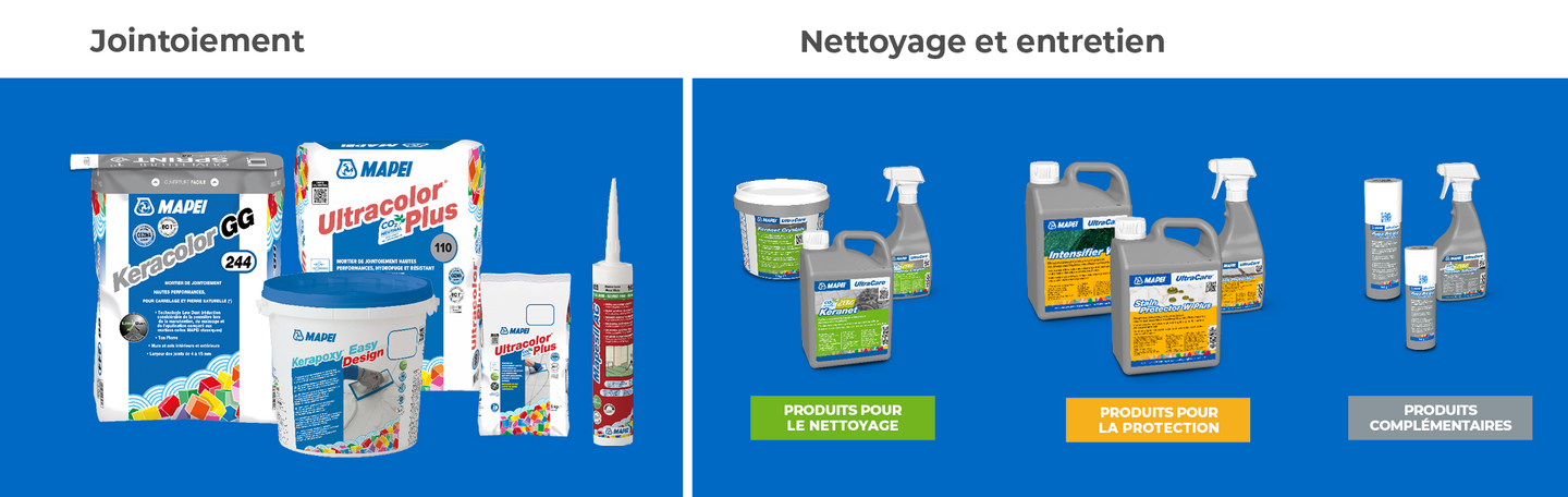 MAPEI vous accompagne à chaque étape du chantier 