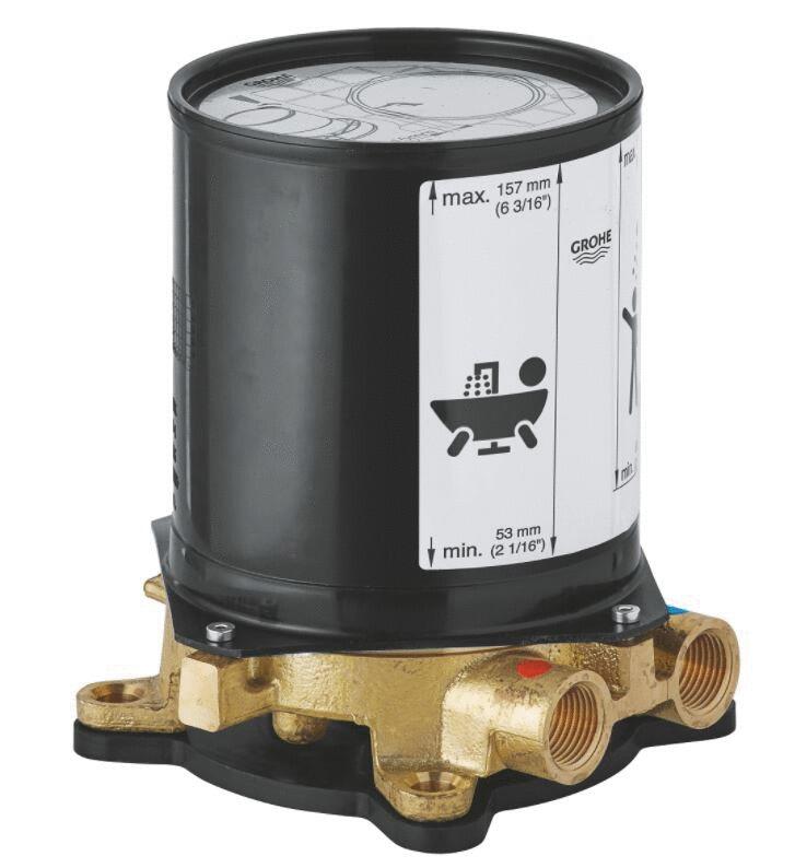 PLATINE SUPPORT 1/2 - Pour bec bain et douche hors sol