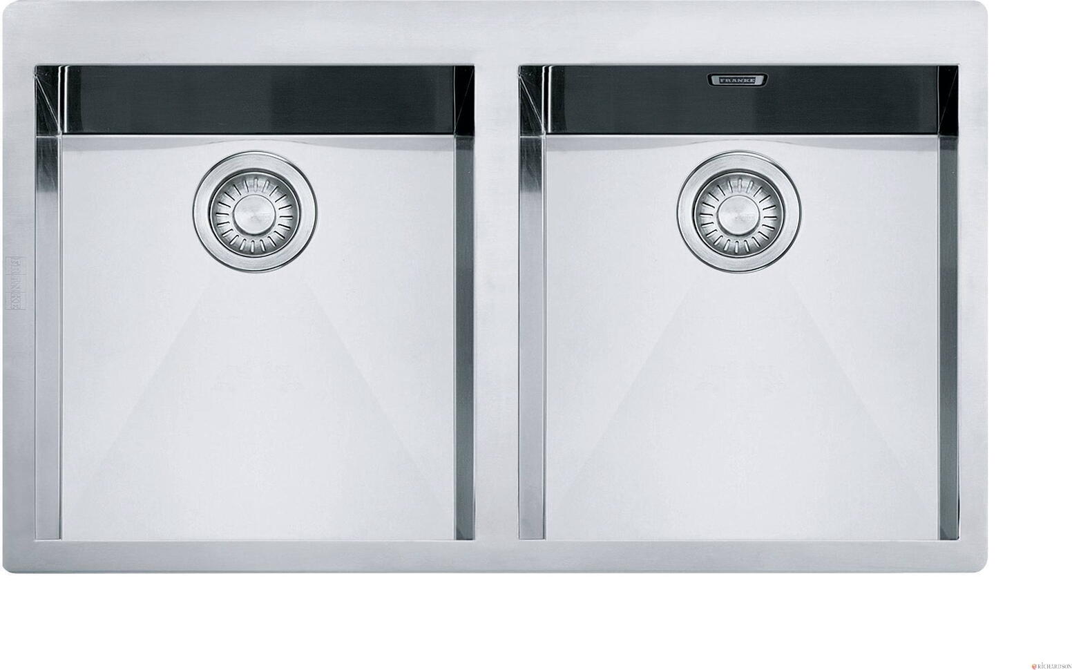 PLANAR - Evier inox à encastrer à rebords extraplats Profil Slimtop