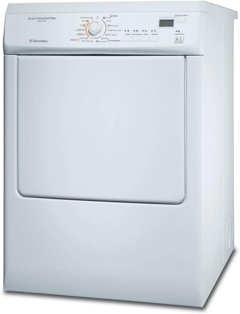 Electrolux - Sèche linge chargement frontal - Finition : blanc