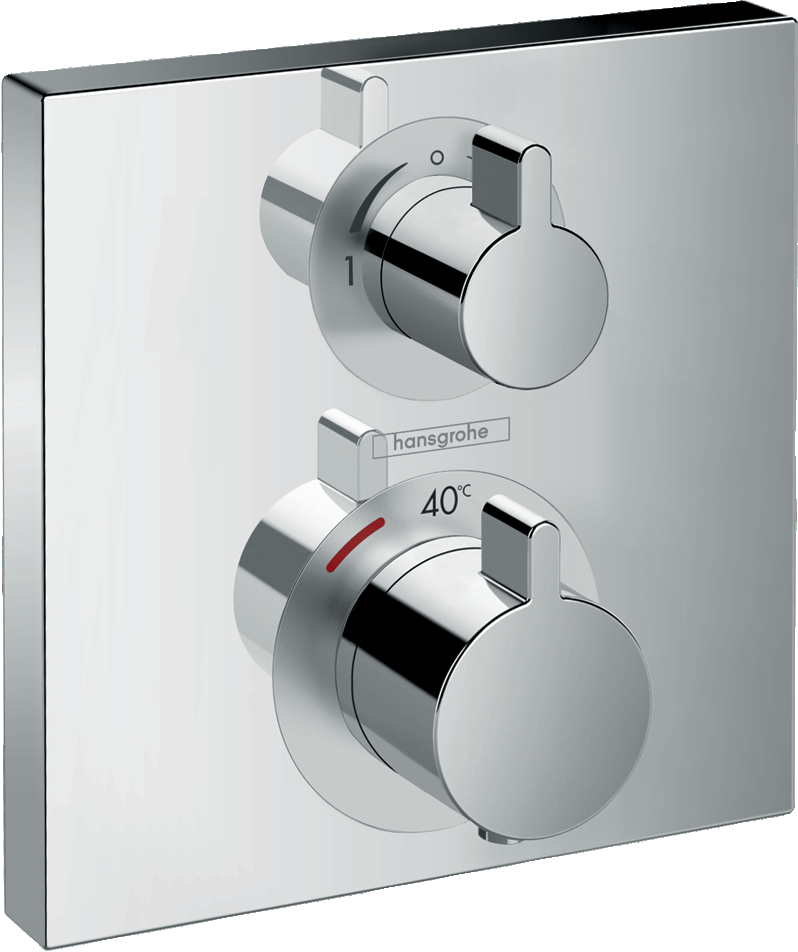 ECOSTAT SQUARE - Set de finition pour mitigeur thermostatique encastré
