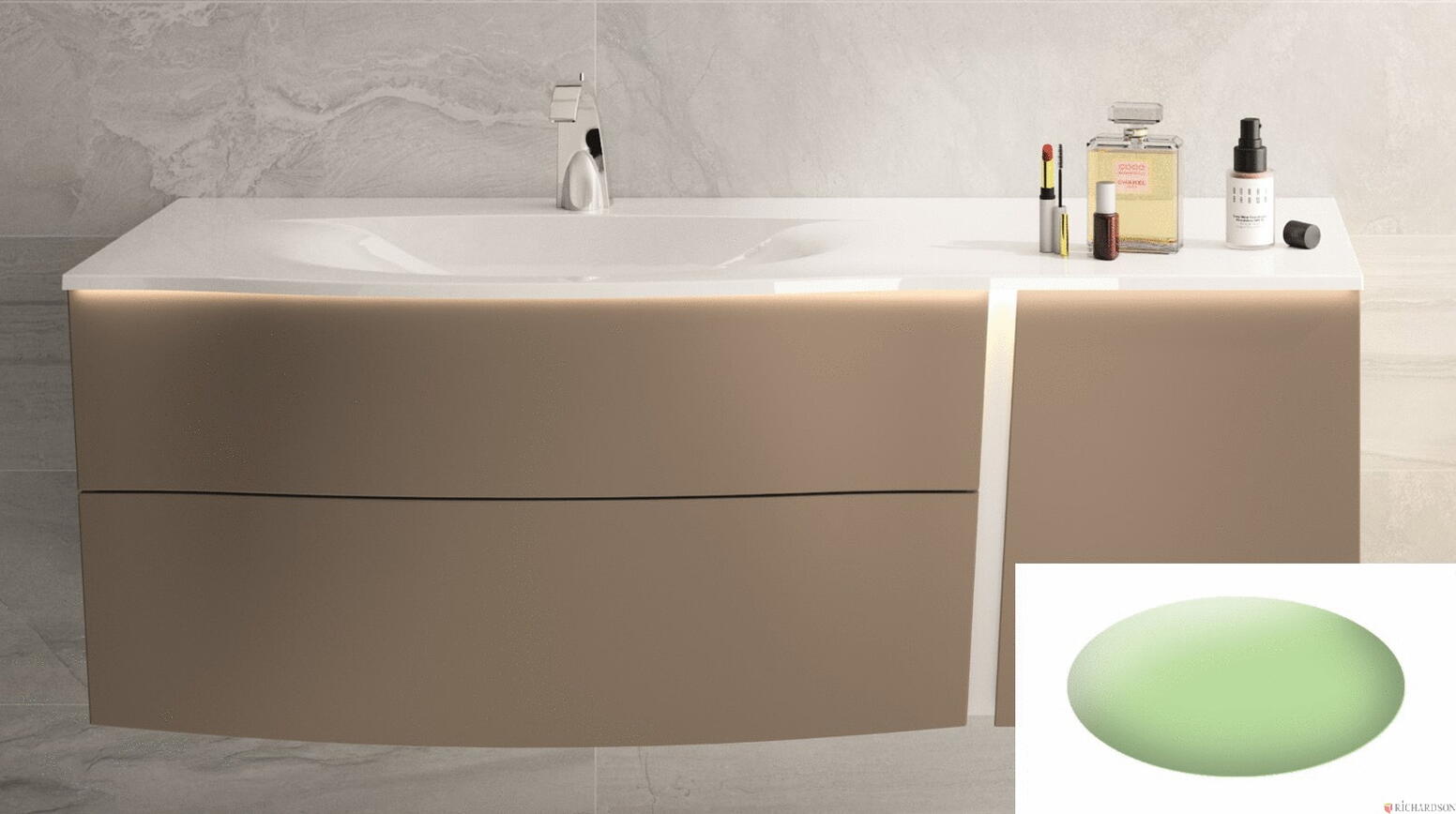 EXCLUSIVITES RICHARDSON PAR DECOTEC - Meuble avec plan vasque