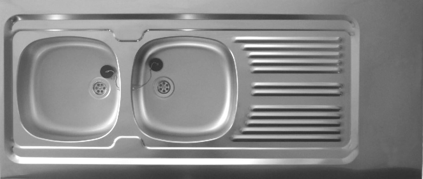 EVIER A POSER REVERSIBLE - LAVELLI - Inox lisse 18/10