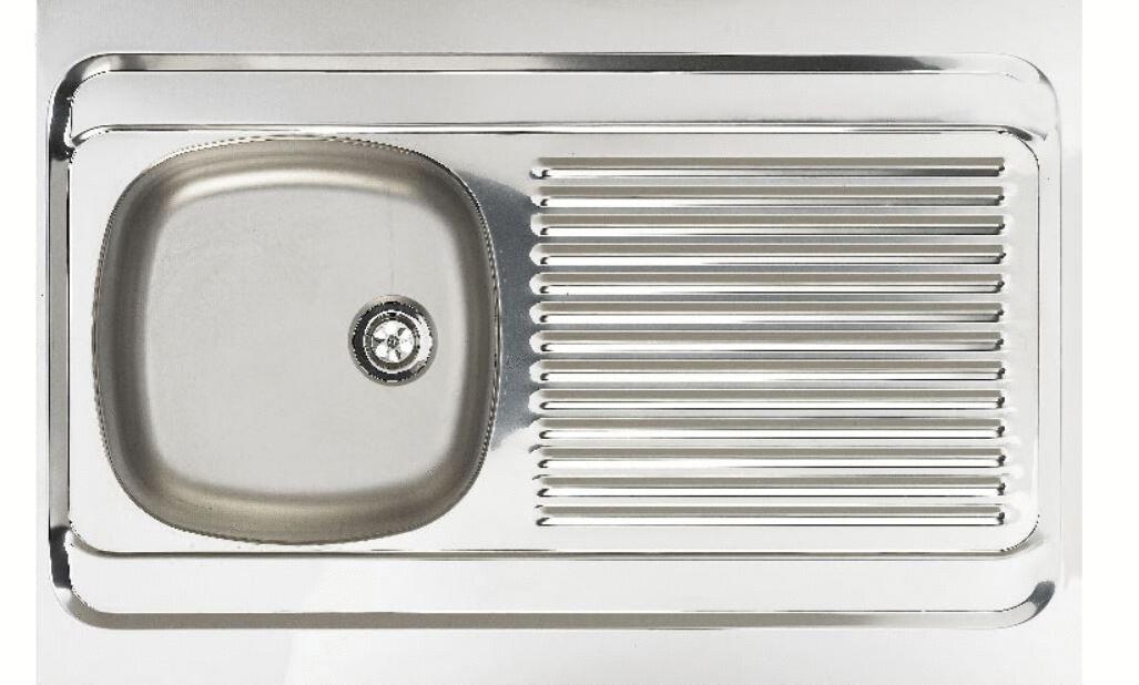 EVIER A POSER REVERSIBLE - LAVELLI - Inox lisse 18/10