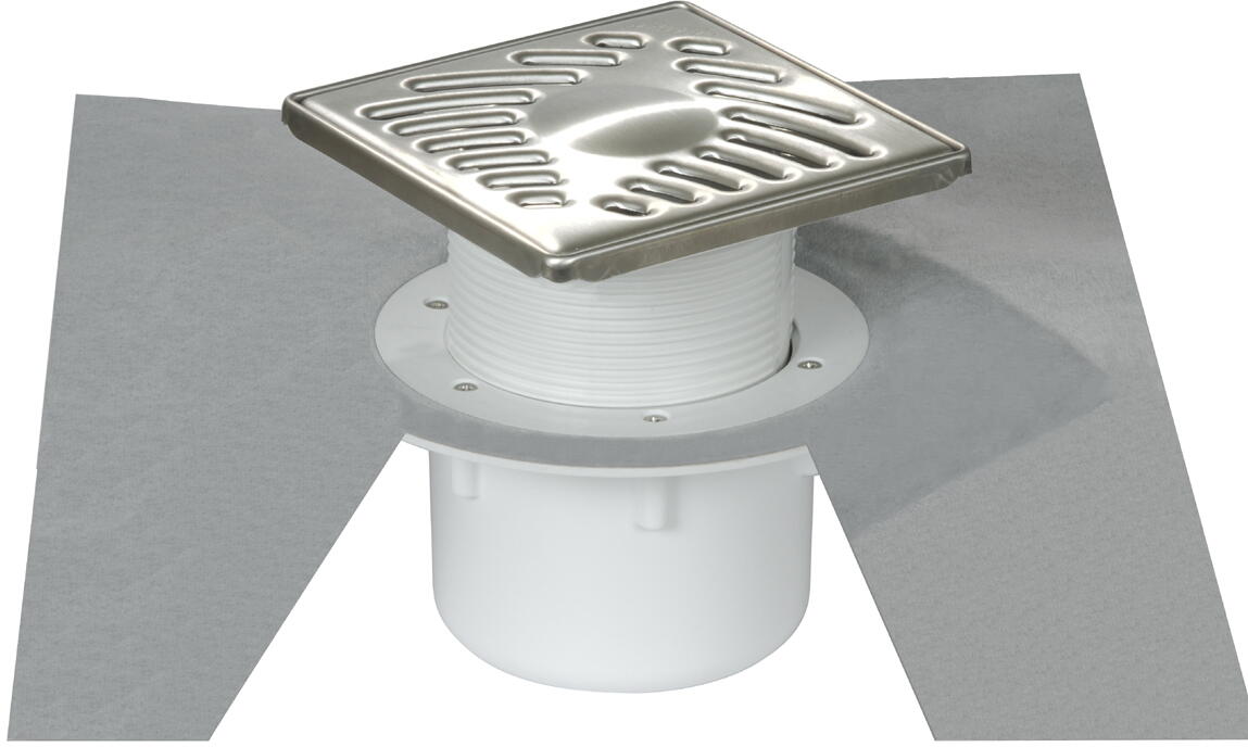 DOCIA - Siphon pour sol carrelé à hauteur ajustable