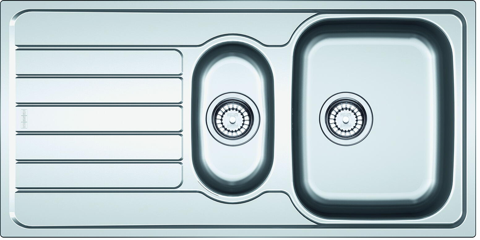 SPARK - Evier inox à encastrer à bords extraplats Profil Slimtop