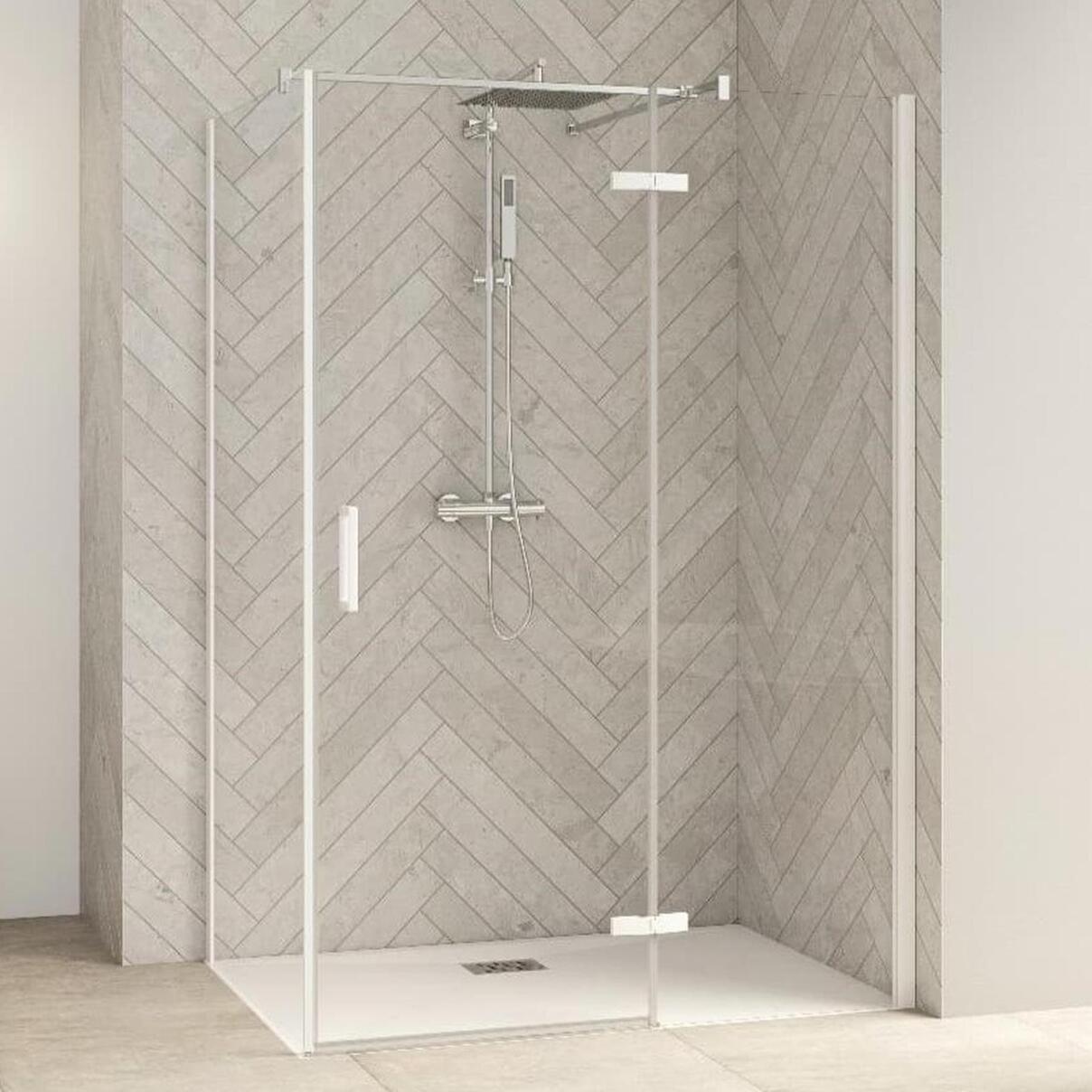SMART DESIGN P SANS SEUIL - Porte pivotante sans seuil, ouverture extérieure