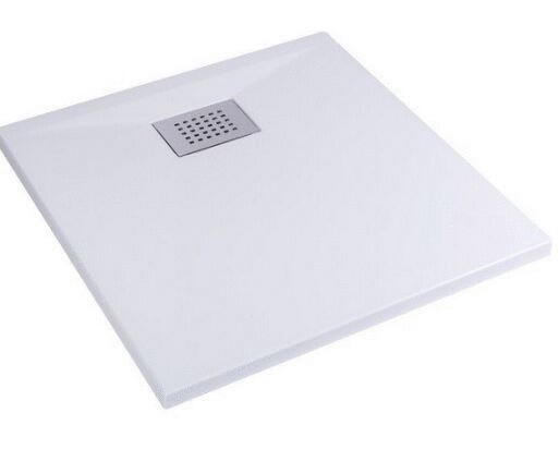 KINESURF - Receveur carré ultra-plat à encastrer en Biotec