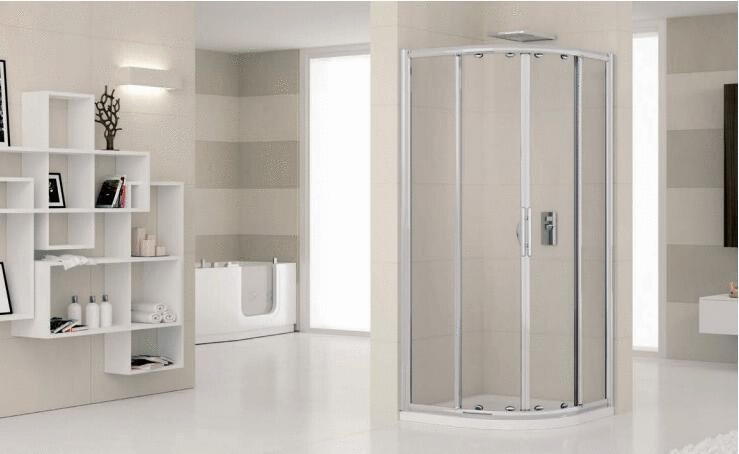 LUNES-G - Porte pivotante - Hauteur 190 cm - Ep. du verre : 5 mm