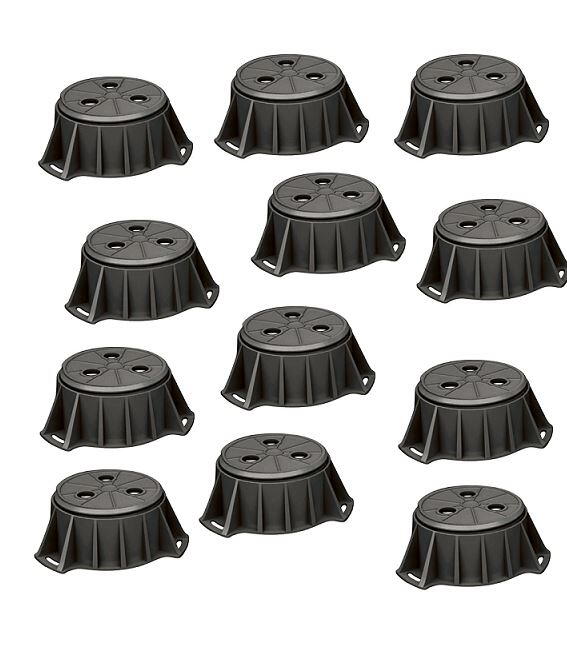 PIED POUR RECEVEUR - Kit 12 pieds de receveur