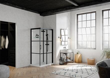 Salle de bains décoration industrielle