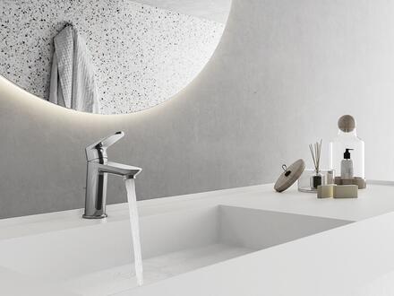 Carrelage blanc salle de bains