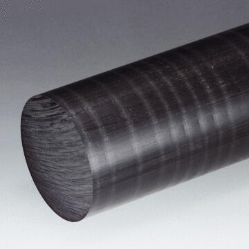 JONC POLYACETAL POM C NOIR                 25 ROCHLING INDUSTRIAL MAXEVILLE  [PRODUIT-08850] 