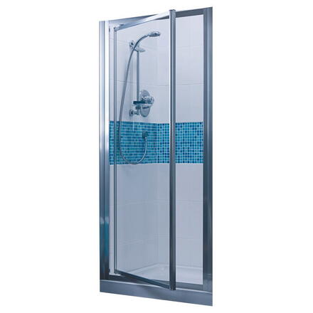 TIPICA - PV - Porte pivotante avec poignées intérieures et extérieures intégrales - Hauteur : 185 cm - Epaisseur du verre : 3 mm