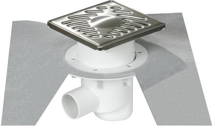 DOCIA - Siphon pour sol carrelé à hauteur ajustable