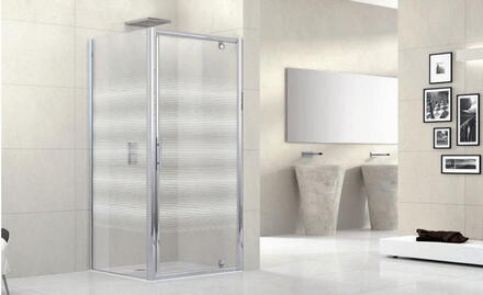 LUNES-G - Porte pivotante - Hauteur 190 cm - Ep. du verre : 5 mm