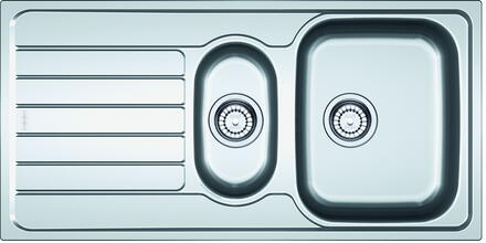 SPARK - Evier inox à encastrer à bords extraplats Profil Slimtop
