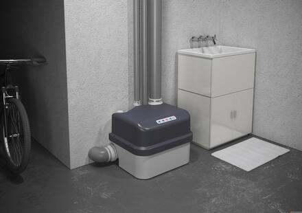 VD800 - Station de relevage pour WC, salle de bains, cuisine et buanderie