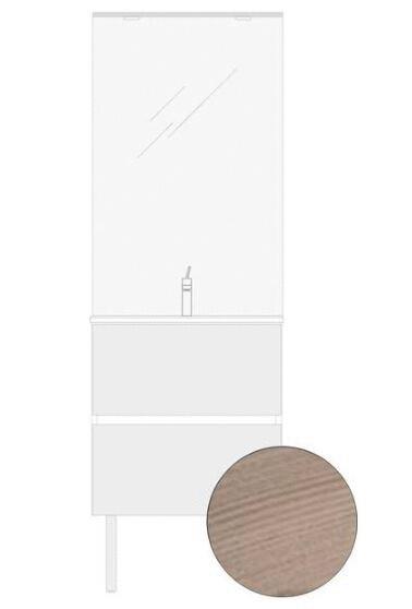 EXCLUSIVITES RICHARDSON PAR GBGROUP - Meuble tiroirs sous-vasque et miroir crédence - Ensemble