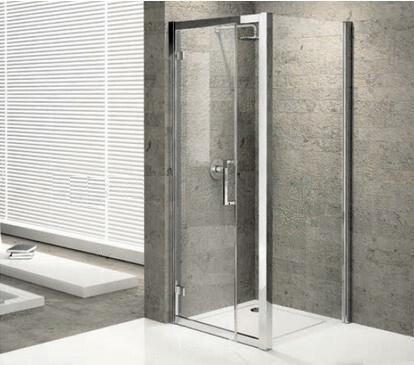 KUADRA-F - Paroi fixe réversible - Hauteur : 200 cm - Ep. du verre : 8 mm