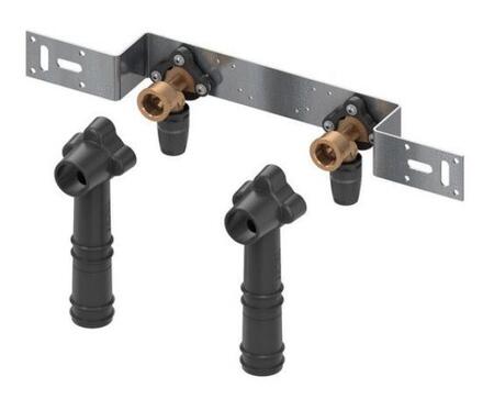 RACCORD MULTICOUCHE RAPIDE TECELOGO - FF - Platine préassemblée pour montage mural