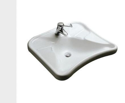 MATURA 2 - Lavabo en grès fin - Accoudoirs servant d'appui pour les avant-bras