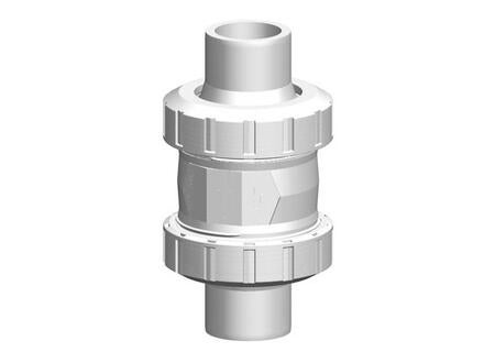 SOUPAPE DE RETENUE - Clapet à cône type 561 - PVDF-Standard a/bouts mâles p/soudage dans l'emboîture, métrique
