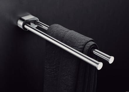 ARCHITECT S+ - Porte-serviette double, pivotant