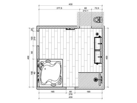 plan grande salle de bains de rêve